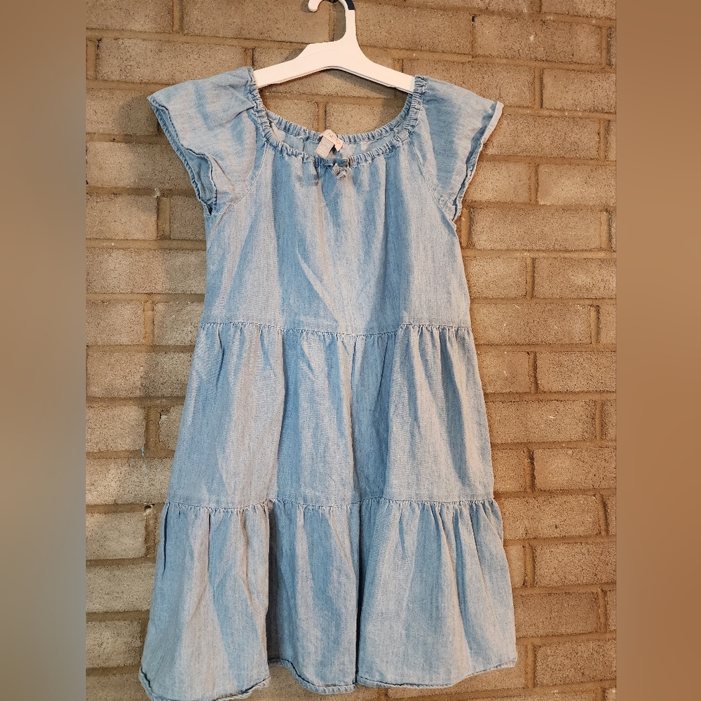 Girls LightBlue Denim Kids Dress